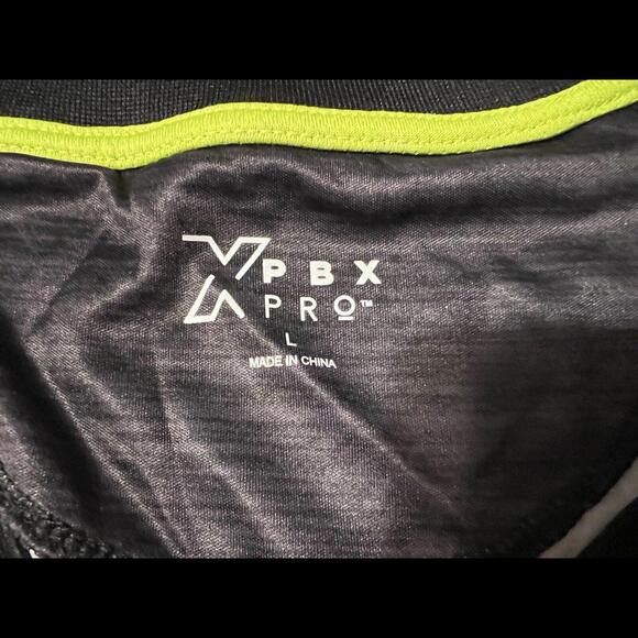 Pbx Pro Men’s Large 1/4 Zip Short Sleeve Tshirt Black - Picture 4 of 12